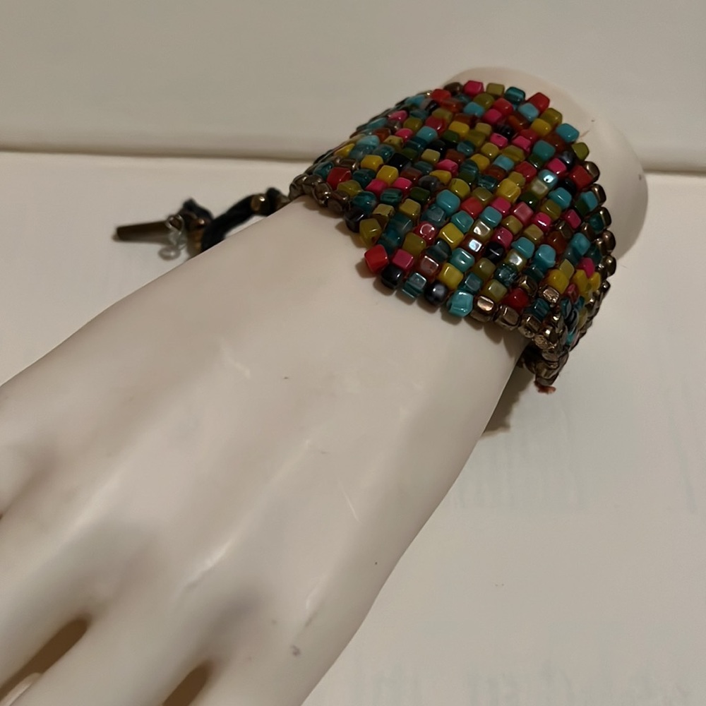 Kenneth Cole Beaded Sliding Length String Bracelet - Picture 3 of 3